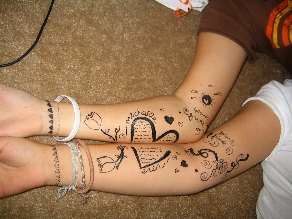 100 Best Friend Tattoos To Commemorate Friendship For You And Your Bestie |  Bored Panda